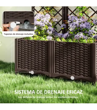 Jardinera con Enrejado