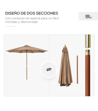Sombrilla de Jardín