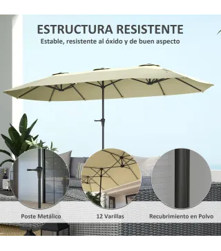 Sombrilla Doble