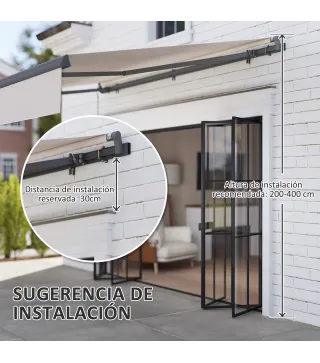 Toldo Manual Retráctil