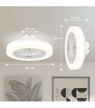 Ventilador Techo Luz