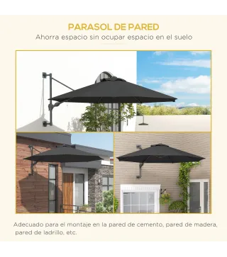 Sombrilla de Pared