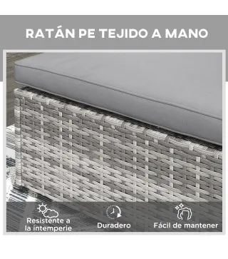 Tumbona de Ratán