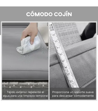 Tumbona de Ratán