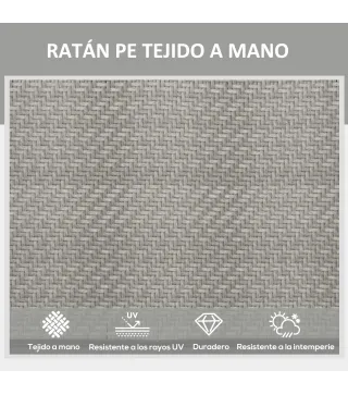 Tumbona de Ratán