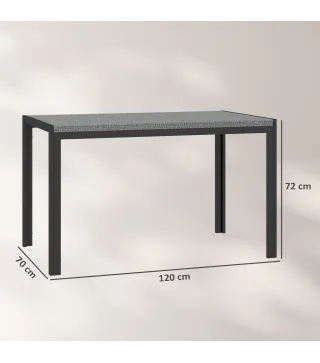 Mesa de Ratán