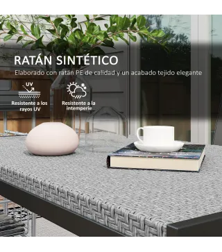 Mesa de Ratán