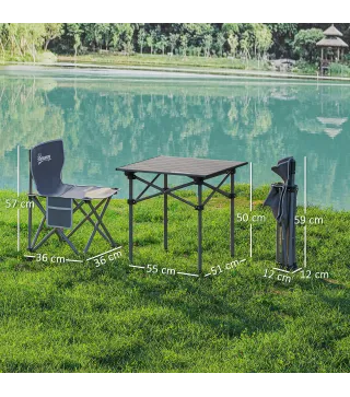 Mesa Camping Plegable