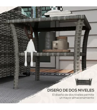 Mesa de Ratán