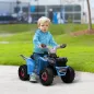 Quad Eléctrico para Niños de 18-36 Meses con Avance y Retroceso Velocidad de 2,5 km/h 70x41,5x48,5 cm Azul