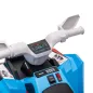 Quad Eléctrico para Niños de 18-36 Meses con Avance y Retroceso Velocidad de 2,5 km/h 70x41,5x48,5 cm Azul