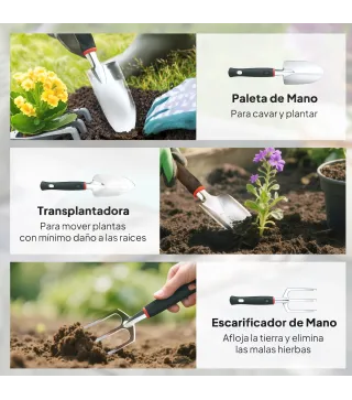 Set Herramientas Jardinería