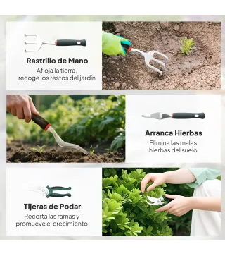 Set Herramientas Jardinería
