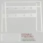 Perchero Zapatero con Zapatero Ganchos Cajones Barra y Eatante para Entrada Pasillo Salón 80x30x180,5 cm Blanco Perchero Zapatero con Zapatero Ganchos Cajones Barra y Eatante para Entrada Pasillo Salón 80x30x180,5 cm Blanco