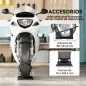 Soporte para Rueda Delantera de Motocicleta Carga 816,5 kg Robusta con Altura Ajustable para Ruedas Ø38,1-53,34 cm Negro