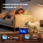Dispensador de Comida para Gatos y Perros de 3L con Control de App 1-10 Comidas al Día Filtros Luz LED con Cable o Pilas