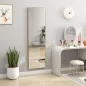 Espejo de Pie Cuerpo Entero de Aleación de Aluminio Espejo de Pared con 2 Formas de Uso Rectangular 50x161,5x2 cm Dorado