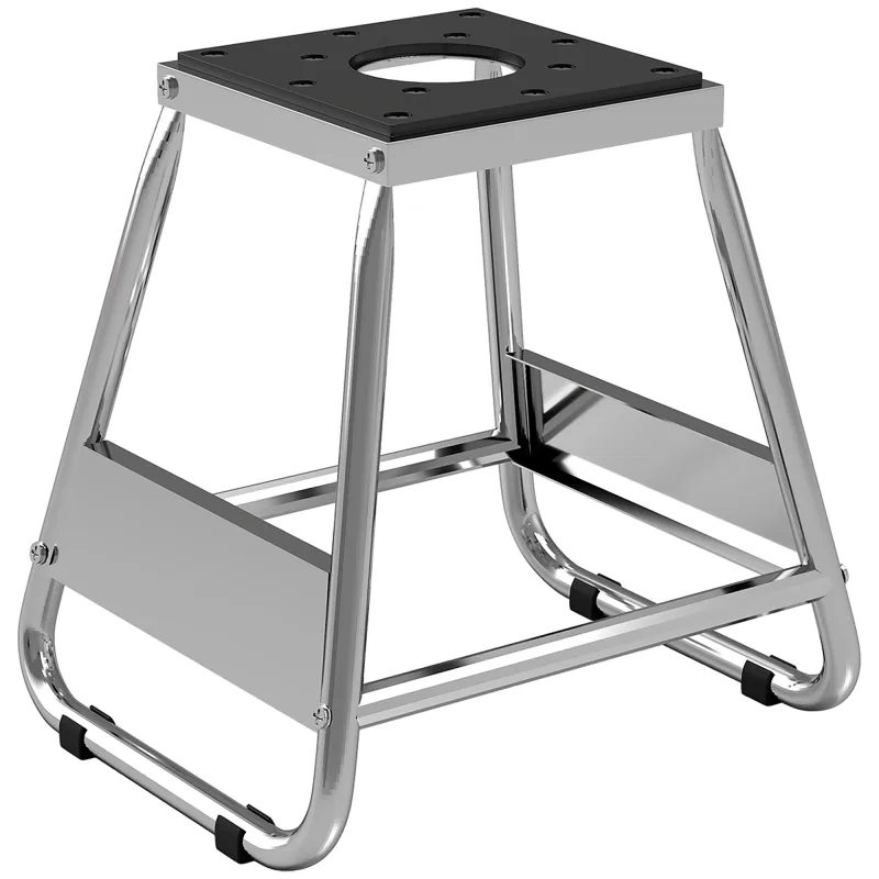 Caballete Tipo Soporte Elevador de Motocross Desmontable de Acero Carga 500 kg con Plataforma de Goma para Reparación Caballete Tipo Soporte Elevador de Motocross Desmontable de Acero Carga 500 kg con Plataforma de Goma para Reparación