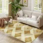 Alfombra Lavable en Lavadora Pelo Corto 170x120 cm Estilo Moderno Tapete para Sala de Estar Dormitorio Comedor Crema Alfombra Lavable en Lavadora Pelo Corto 170x120 cm Estilo Moderno Tapete para Sala de Estar Dormitorio Comedor Crema
