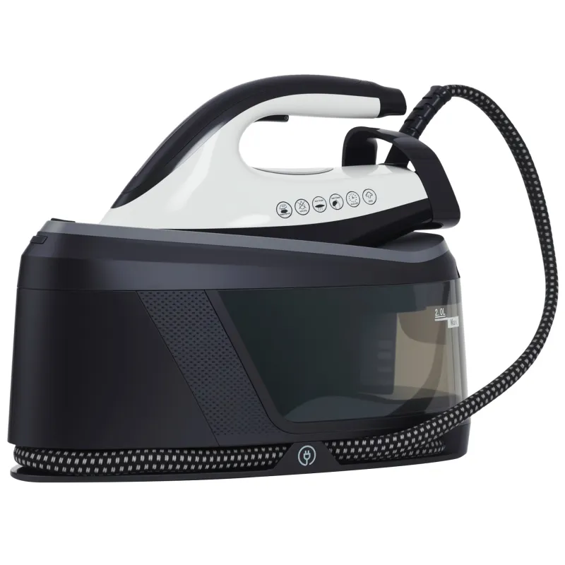 Centro de Planchado 2800W 100 g/min Función ECO Suela de Cerámica Doble Capa Antical Depósito Extraíble 2 L Azul