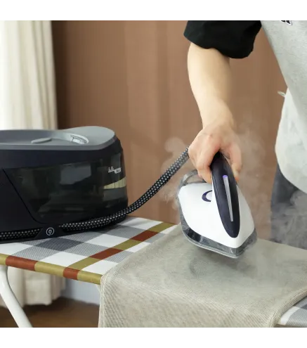 Centro de Planchado 2800W 100 g/min Función ECO Suela de Cerámica Doble Capa Antical Depósito Extraíble 2 L Azul