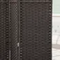 Biombo Separador de Ambientes de 6 Paneles Biombo Plegable 240x170 cm para Salón Dormitorio Oficina Marrón