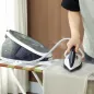 Centro de Planchado 2600W 100 g/min 8 Bares Función ECO Suela de Cerámica Sistema Antical Depósito Extraíble 1,5 L Azul