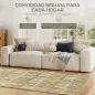 Alfombra Salón 170x120 cm Lavable en Lavadora Pelo Corto Estilo Moderno Tapete para Sala de Estar Dormitorio Crema