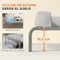 Cama Elevada para Perros Refrescante con Refuerzos Extraíbles Malla Transpirable y Marco de Acero 90x65x30 cm Gris