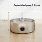 Fuente para Gatos de Acero Inoxidable 7L Fuente de Agua para Mascotas Silencioso Automático con Sistema de Filtros Fuente para Gatos de Acero Inoxidable 7L Fuente de Agua para Mascotas Silencioso Automático con Sistema de Filtros
