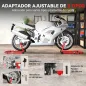 Combo de Soporte de Rueda Delantera y Trasera Motocicleta Carga 390 kg con Adaptadores de Horquillas en U y L Ruedas