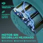 Mini Motosierra Bateria 8 Pulgadas 6000mAh con 580W Motor sin Escobillas 2 Baterías Palo Telescópico para Podar Árboles
