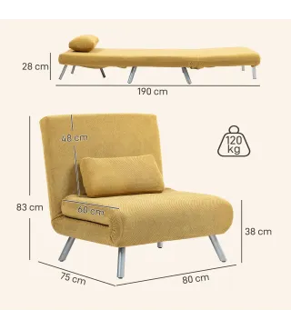 Sofá Cama Individual