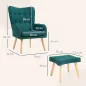 Sillón con Reposapiés