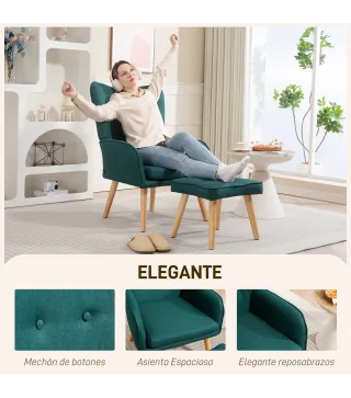 Sillón con Reposapiés