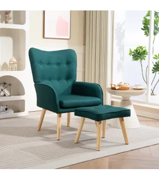 Sillón con Reposapiés