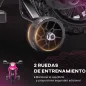 Moto Eléctrica para Niños de +3 Años Moto de Batería para Niños 12V con Ruedas Auxiliar y Bocina Carga 30 kg Rosa