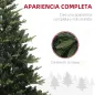 Árbol de Navidad Artificial 180 cm con 350 Luces LED 726 Ramas y Soporte de Acero Árbol Navideño para Interior Verde Árbol de Navidad Artificial 180 cm con 350 Luces LED 726 Ramas y Soporte de Acero Árbol Navideño para Interior Verde
