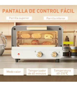 Horno Eléctrico Sobremesa