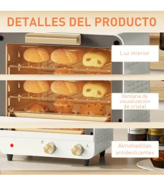 Horno Eléctrico Sobremesa
