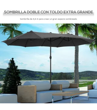 Sombrilla Doble