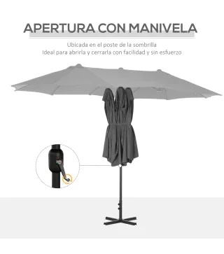 Sombrilla Doble
