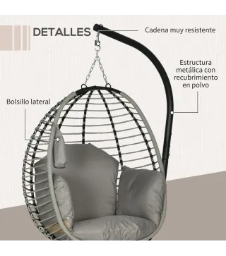 Silla Colgante Huevo