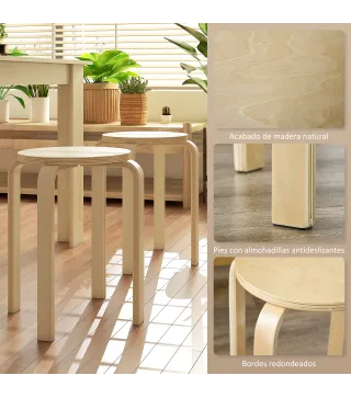 Taburetes de Madera