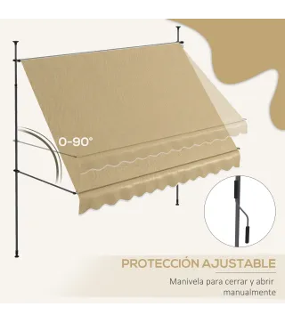 Toldo Manual Retráctil