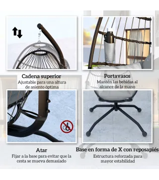 Silla Colgante Huevo