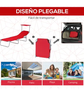 Tumbona Plegable