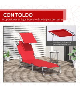 Tumbona Plegable
