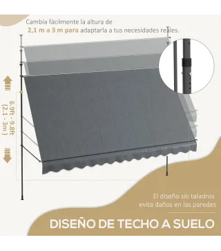 Toldo Manual Retráctil