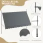 Toldo Manual Retráctil